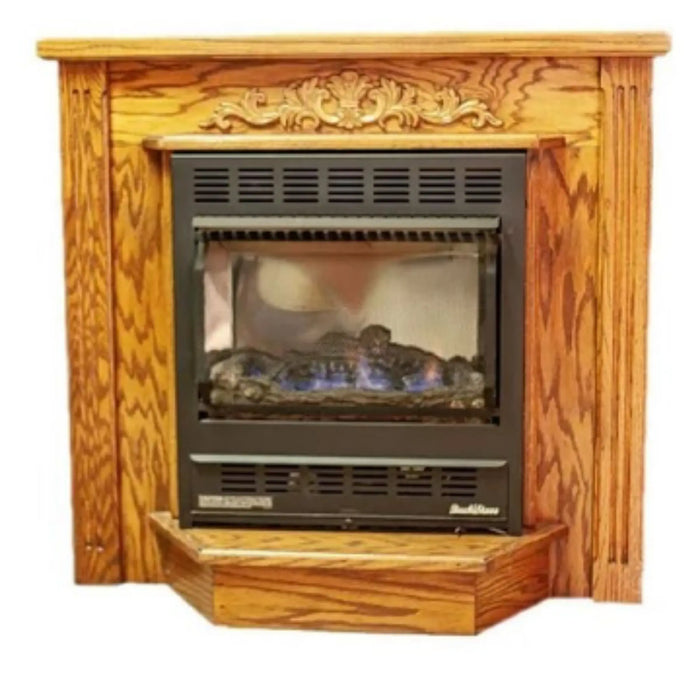 Buck Stove - Model 1127 Deluxe Mantel - Light Oak