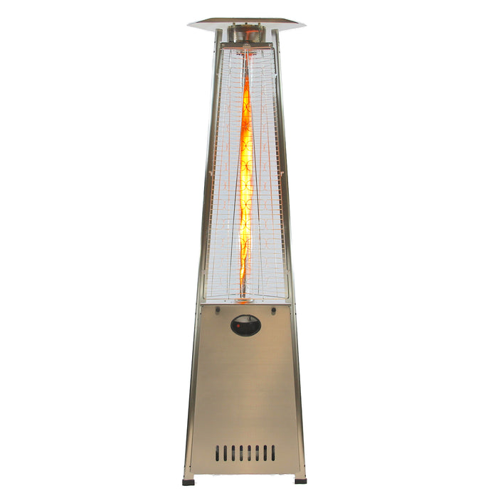 RADtec - PYR-SSP - 93" Pyramid Flame Propane Patio Heater - 41,000 BTU