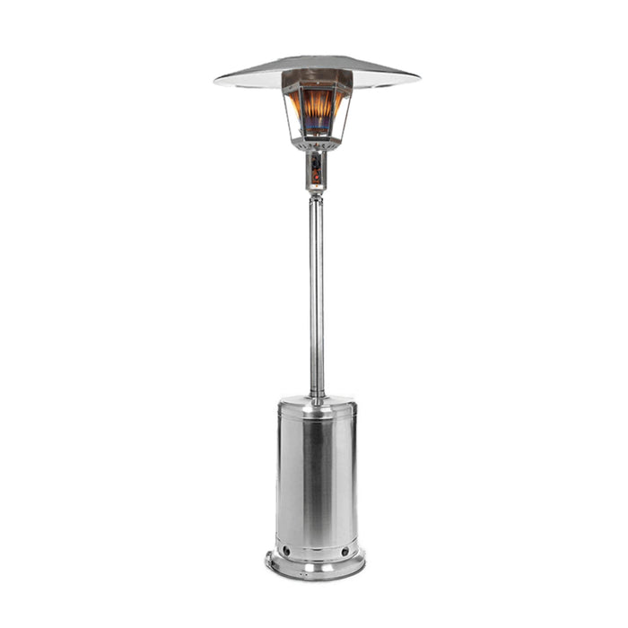 RADtec - 96" Real Flame Propane Patio Heater - Stainless Steel Finish - 40,000 BTU