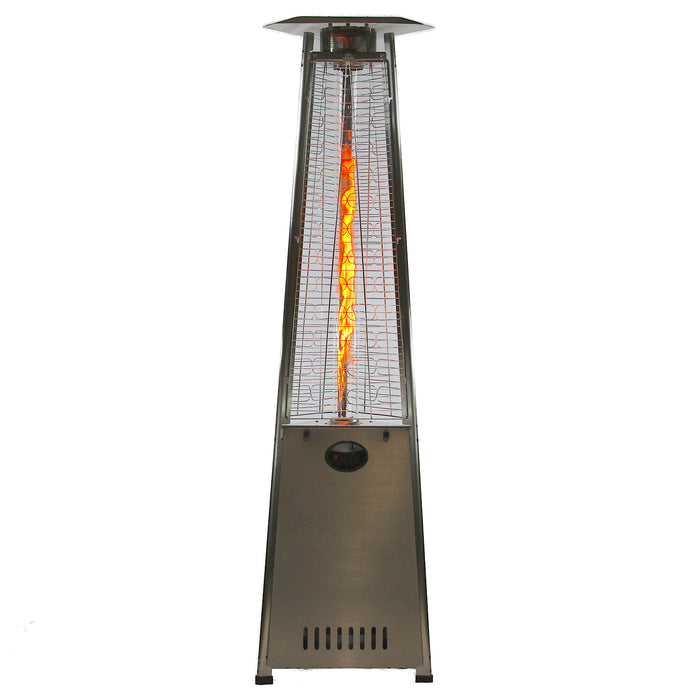 RADtec - PYR-SSP - 93" Pyramid Flame Propane Patio Heater - 41,000 BTU