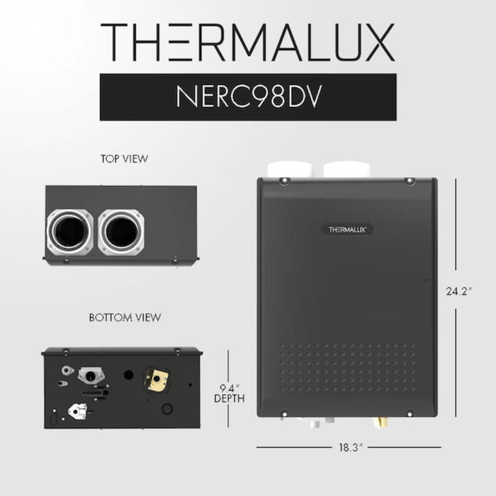 Thermalux (Noritz) - 180,000 BTU - 6.2-GPM - Indoor Natural Gas Tankless Water Heater