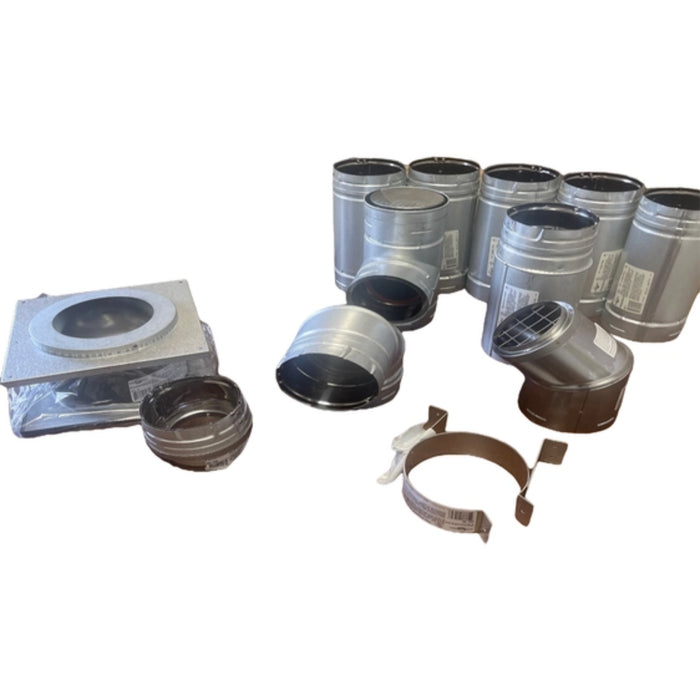 Drolet - Simpson Dura-Vent 4" Pellet Vent Ground Floor Kit (AC-4EPV-GFK)