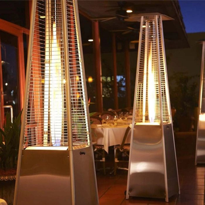 RADtec TF-WBG - 89" Tower Flame Propane Patio Heater - 41,000 BTU