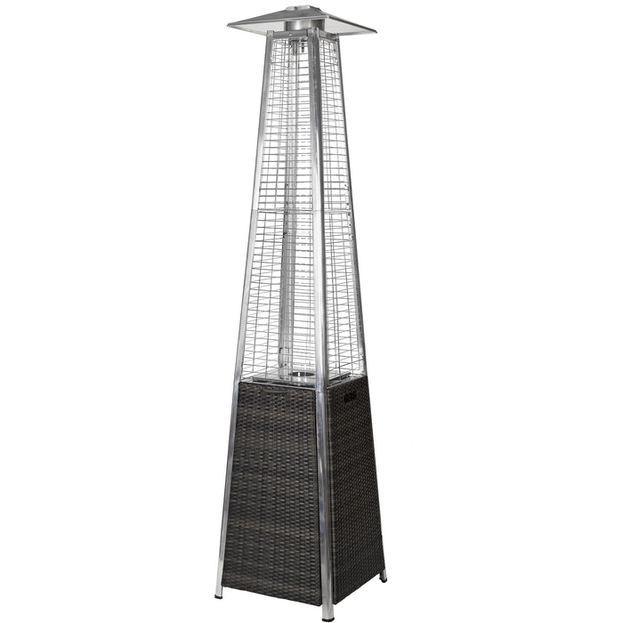 RADtec TF-WBG - 89" Tower Flame Propane Patio Heater - 41,000 BTU