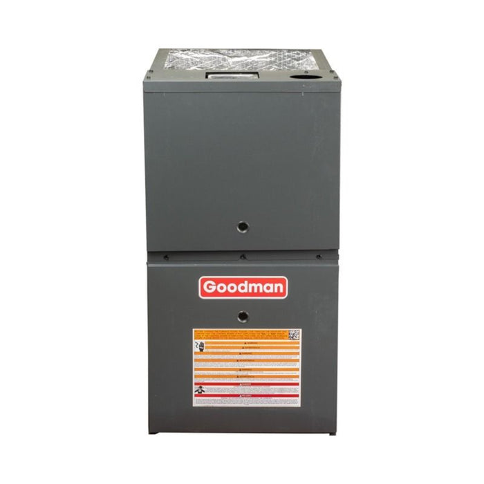Goodman - 2.5 Ton/60,000 BTU 80% AFUE Gas Furnace and Air Conditioner System Low NOx - Upflow - 13.4 SEER2 - R32