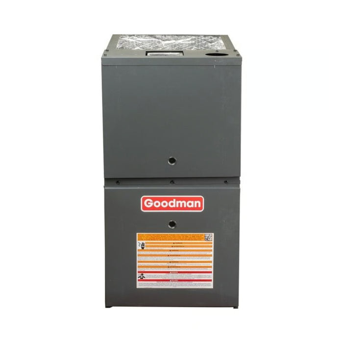 Goodman - 80,000 BTU 80% Variable Speed Ultra-Low NOx Gas Furnace - 17.5" Width - Upflow / Horizontal - Single Stage - 115V - R32