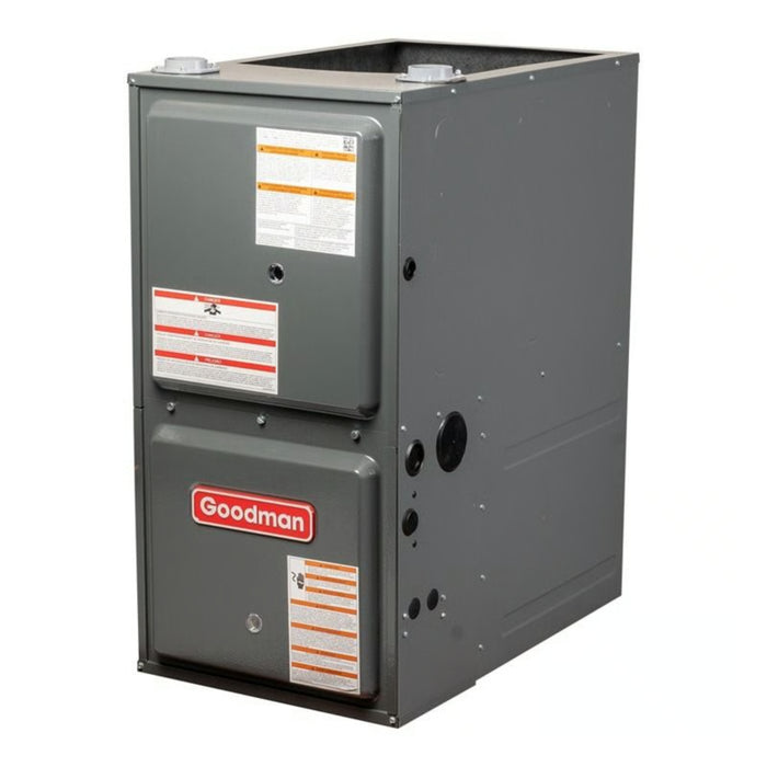 Goodman - 100,000 BTU 96% Gas Furnace - 21" Width - Downflow / Horizontal - Single Stage - 115V - R32