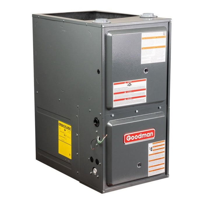 Goodman - 100,000 BTU 96% Gas Furnace - 21" Width - Downflow / Horizontal - Single Stage - 115V - R32