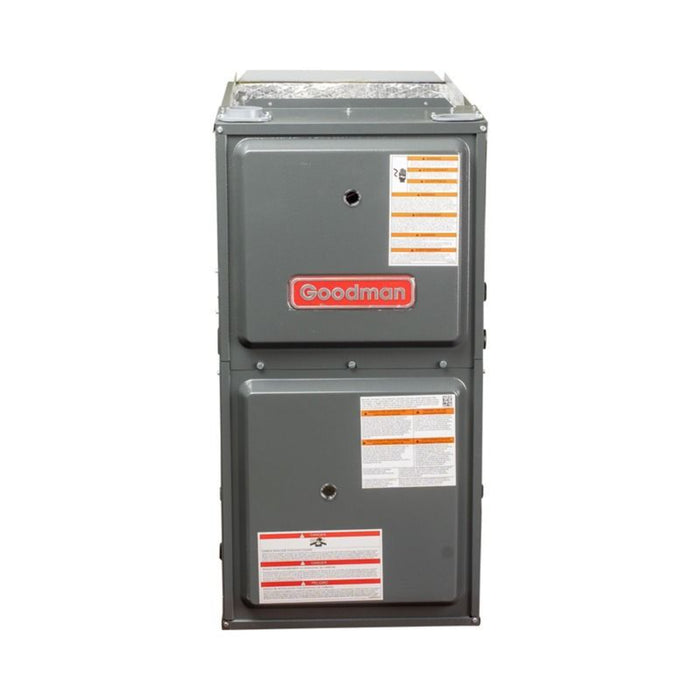 Goodman - 1.5 Ton/60,000 BTU 96% AFUE Gas Furnace and Air Conditioner System - Horizontal - 14.5 SEER2 - R32