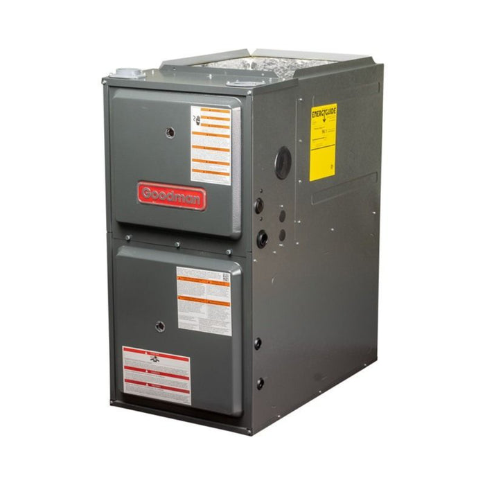 Goodman - 1.5 Ton/60,000 BTU 96% AFUE Gas Furnace and Air Conditioner System - Horizontal - 14.5 SEER2 - R32