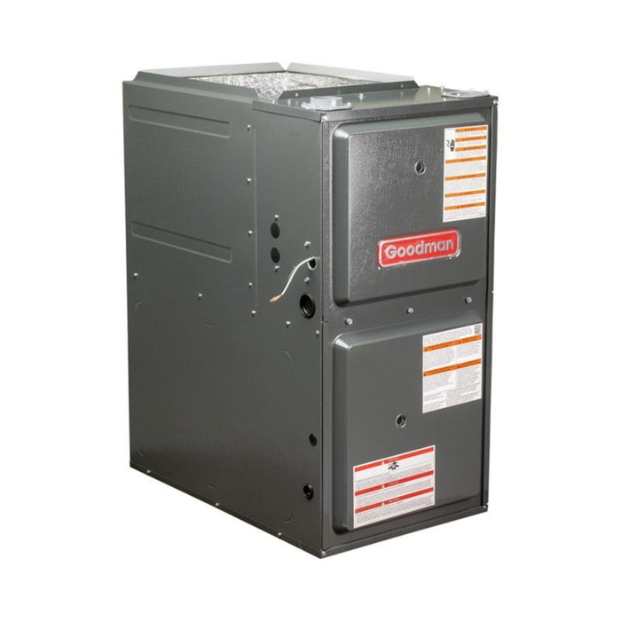 Goodman - 1.5 Ton/60,000 BTU 96% AFUE Gas Furnace and Air Conditioner System - Horizontal - 14.5 SEER2 - R32