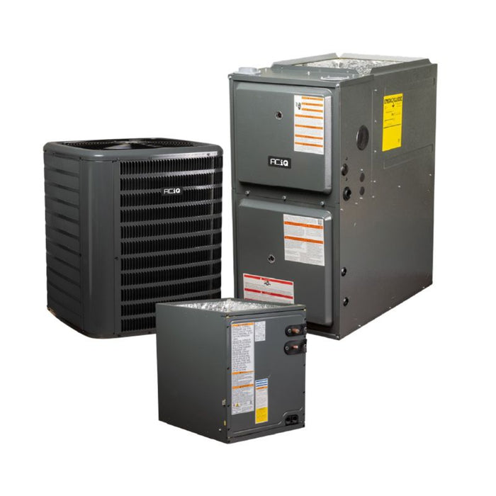 2 Ton 13.4 SEER2 92% AFUE 40,000 BTU Gas Furnace and R32 Air Conditioner System - Upflow
