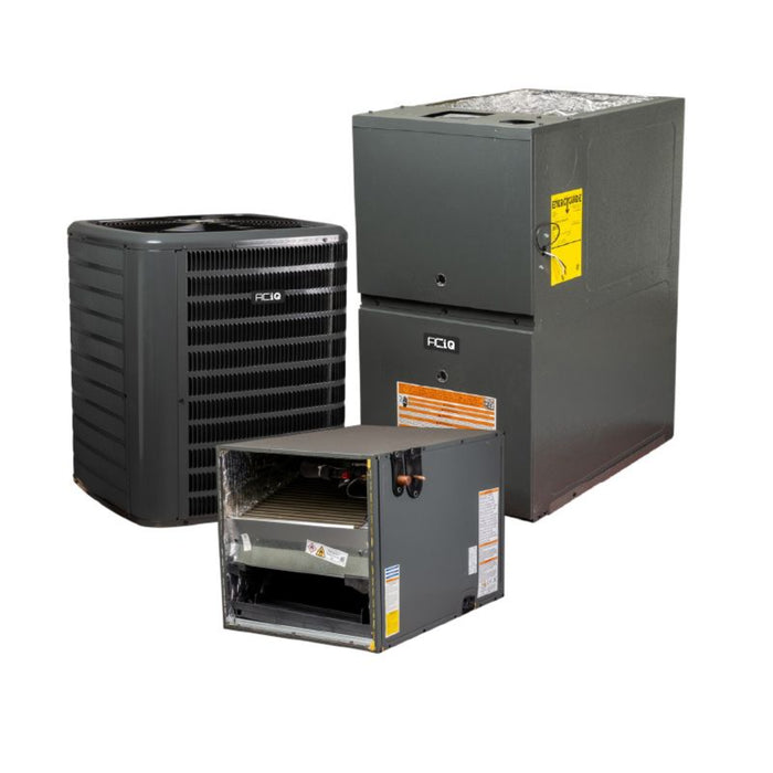 1.5 Ton 13.4 SEER2 80% AFUE 40,000 BTU Low NOx Gas Furnace and R32 Air Conditioner System - Horizontal