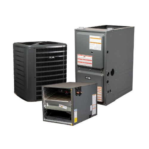 2 Ton 14.5 SEER2 96% AFUE 40,000 BTU Gas Furnace and R32 Heat Pump System - Horizontal