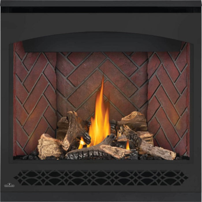 Napoleon - Ascent B 36" Traditional Direct Vent Gas Fireplace - 18,000 BTU