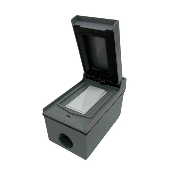 Bromic Heating - Manual Wall Switch 20 AMP 120-277V 1CH Outdoor Kit