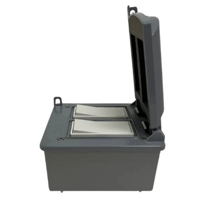 Bromic Heating - Manual Wall Switch 20 AMP 120-277V 2CH Outdoor Kit