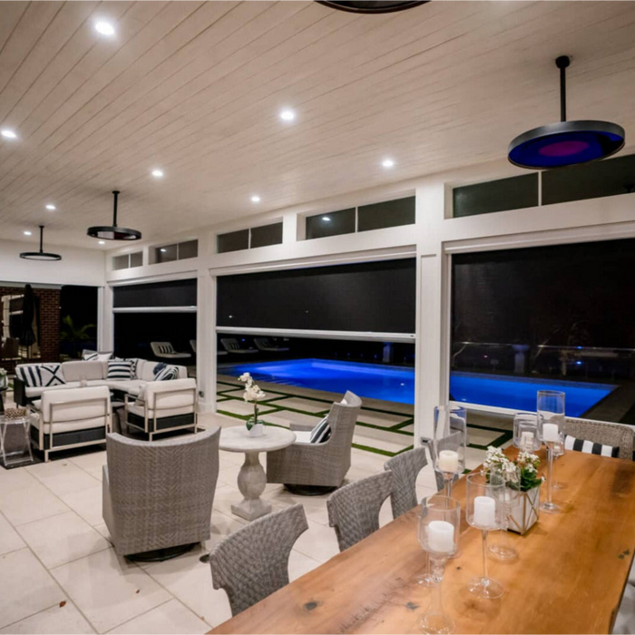 Bromic Heating - Eclipse Electric 24 Inch 600mm Straight Ceiling Pole