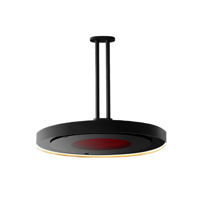 Bromic Heating - Eclipse Electric 24 Inch 600mm Twin Straight Ceiling Pole