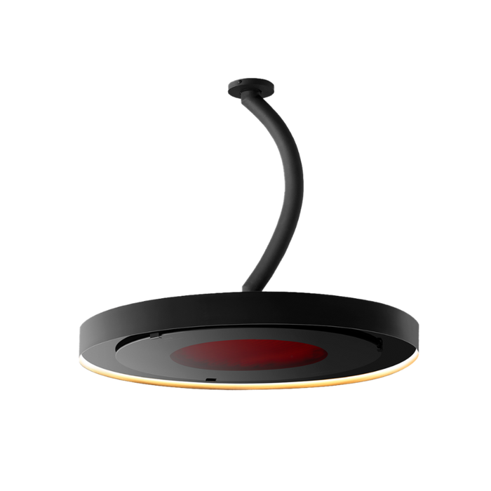 Bromic Heating - Eclipse Electric 24 Inch 600mm Curved Ceiling Pole