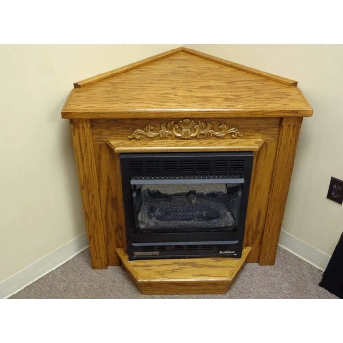 Buck Stove - Model 34 Classic Corner Mantel - Light Oak