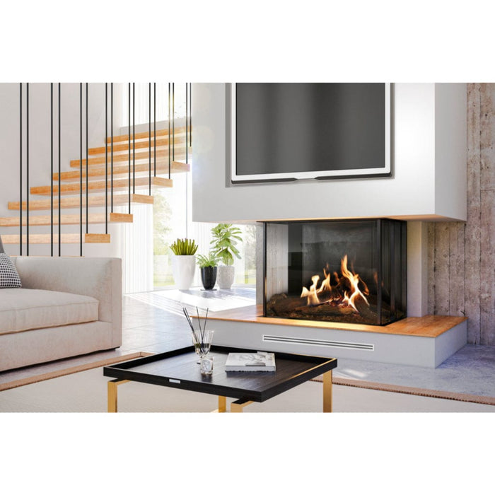 Dimplex - Faber MatriX 3326 Series Three-sided Bay Built-in Gas Fireplace - 42,000 BTU