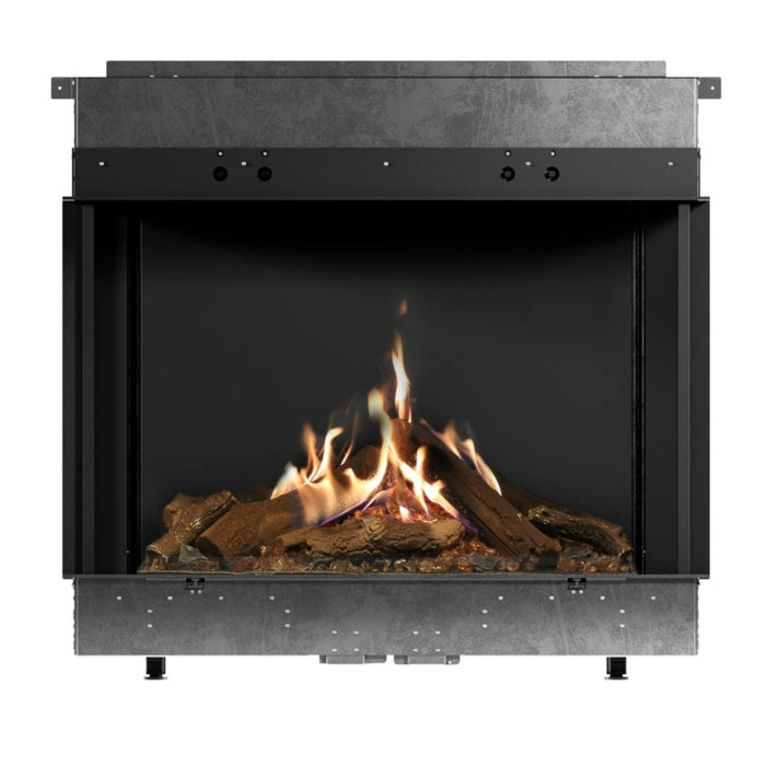 Dimplex - Faber MatriX 3326 Series Three-sided Bay Built-in Gas Fireplace - 42,000 BTU