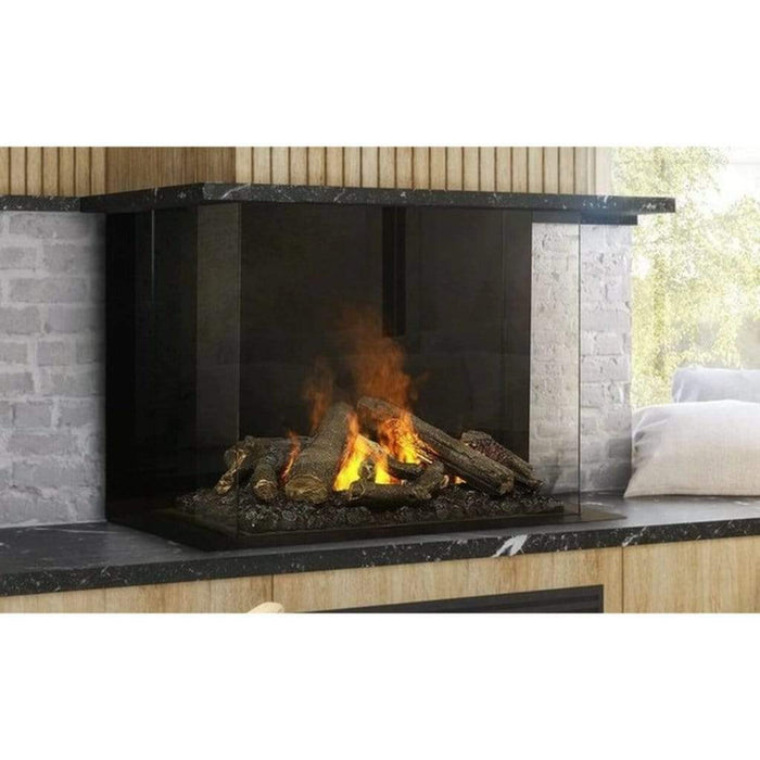 Dimplex - Faber e-MatriX 39" Three-Sided Bay View Built-in Water Vapor Electric Fireplace