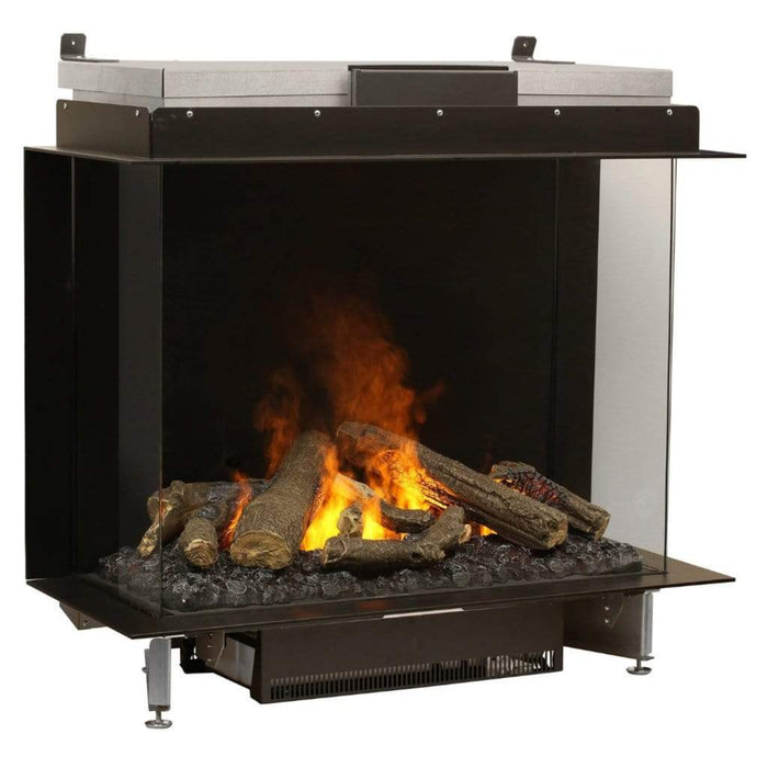 Dimplex - Faber e-MatriX 39" Three-Sided Bay View Built-in Water Vapor Electric Fireplace