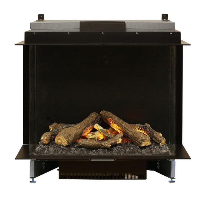 Dimplex - Faber e-MatriX 39" Three-Sided Bay View Built-in Water Vapor Electric Fireplace