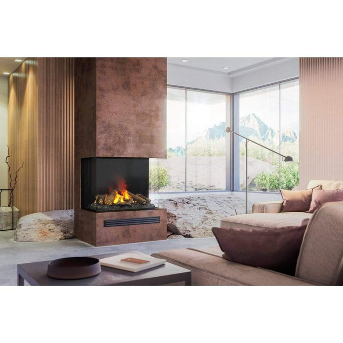 Dimplex - Faber e-MatriX 39" Three-Sided Bay View Built-in Water Vapor Electric Fireplace