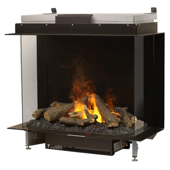 Dimplex - Faber e-MatriX 39" Three-Sided Bay View Built-in Water Vapor Electric Fireplace