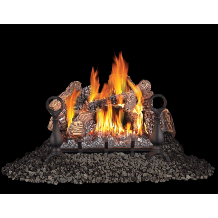 Napoleon - 30" Fiberglow Vented Gas Log Set with Electronic Ignition - 65,000 BTU