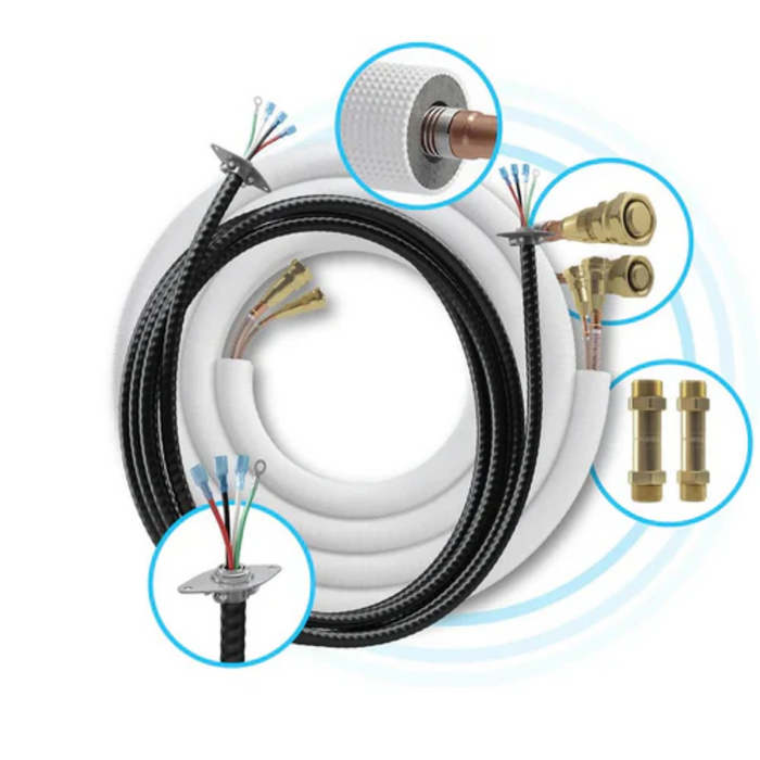 MRCOOL - DIY 5th Generation - 55,000 BTU 3-Zone Ductless Mini Split AC and Heat Pump with Ceiling Cassettes - SEER2 23 - (12K + 12K + 18K) - 230V