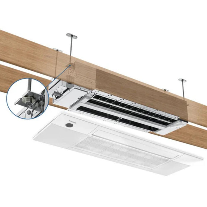 MRCOOL - DIY 5th Generation- 27,000 BTU 4-Zone Ductless Mini Split AC and Heat Pump with Ceiling Cassettes - SEER 23 (6K + 6K + 6K + 12K)  - 230V