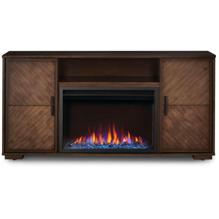 Napoleon - Essential Hayworth 65" Mantel Package with 30" Cineview Electric Fireplace - 5,000 BTU