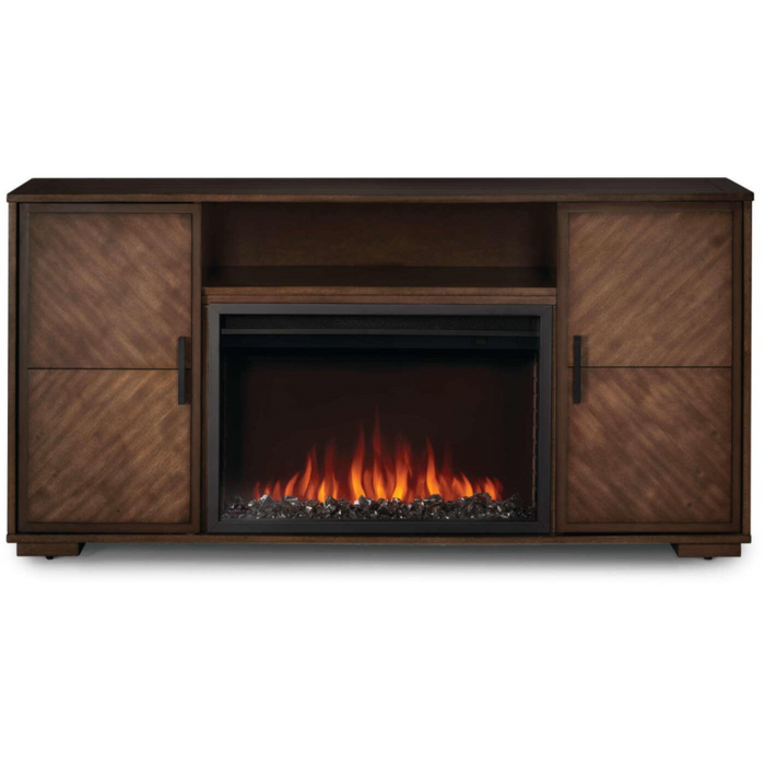 Napoleon - Essential Hayworth 65" Mantel Package with 30" Cineview Electric Fireplace - 5,000 BTU