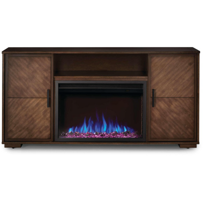 Napoleon - Essential Hayworth 65" Mantel Package with 30" Cineview Electric Fireplace - 5,000 BTU