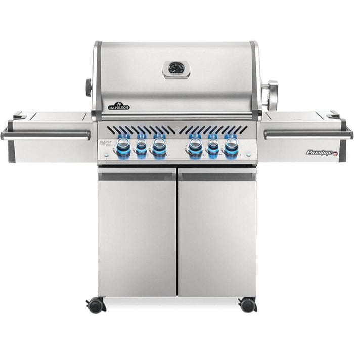Napoleon - 67" Prestige PRO 500 Freestanding Gas Grill with Infrared Rear Burner and Infrared Side Burners - 80,000 BTU