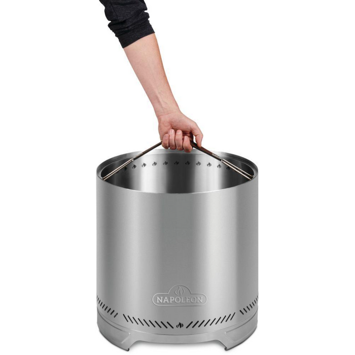 Napoleon - Timberwolf Smokeless 18" Medium Stainless Steel Wood Fire Pit