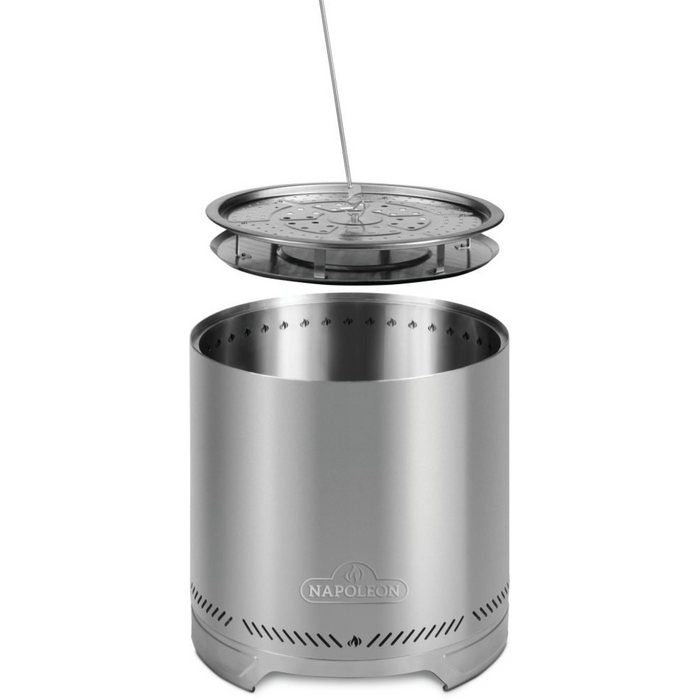 Napoleon - Timberwolf Smokeless 22" Large Stainless Steel Wood Fire Pit