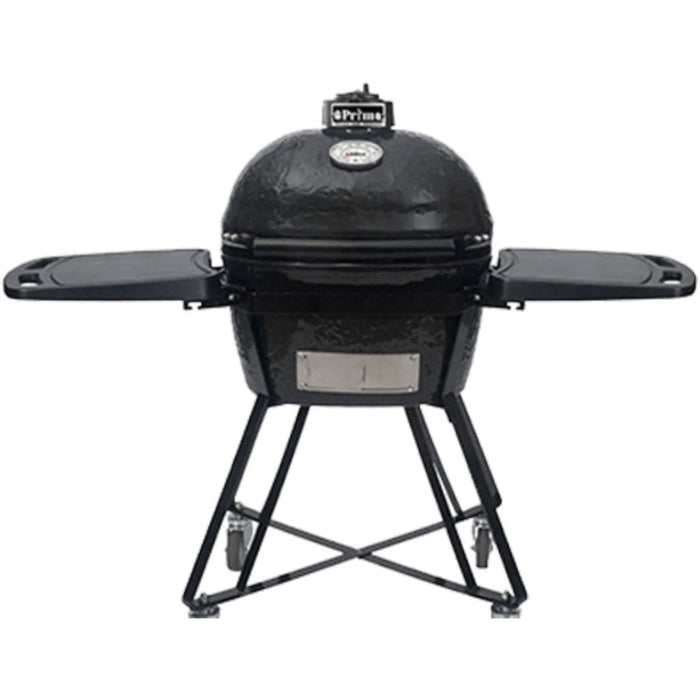 Primo - Large Oval Ceramic Kamado Grill with Stainless Steel Grates - 300 Sq in