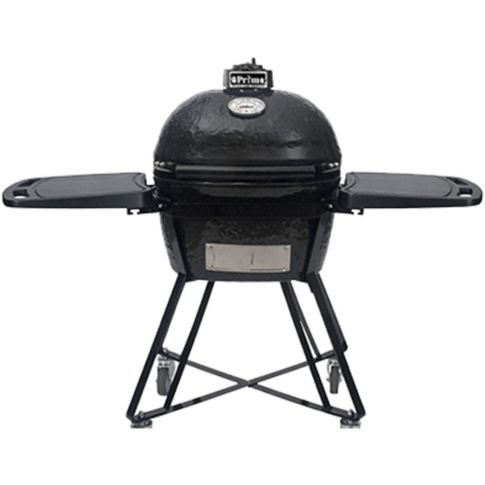 Primo - Large Oval Ceramic Kamado Grill with Stainless Steel Grates - 400 Sq in