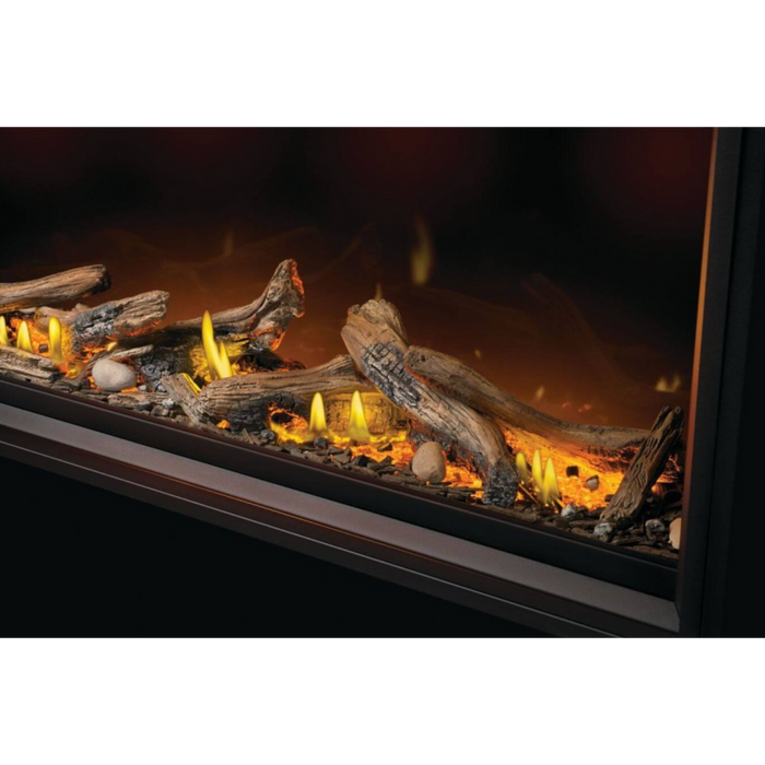 Napoleon - Tall Vector with Luminous Logs 62" Linear Direct Vent Gas Fireplace - 36,000 BTU