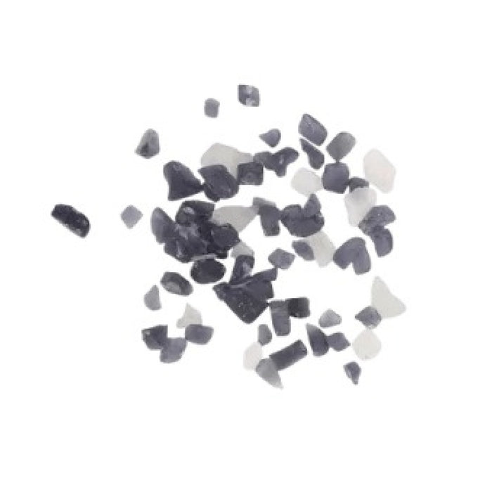 Amantii - Smokey Grey & White Fireglass - 5lbs