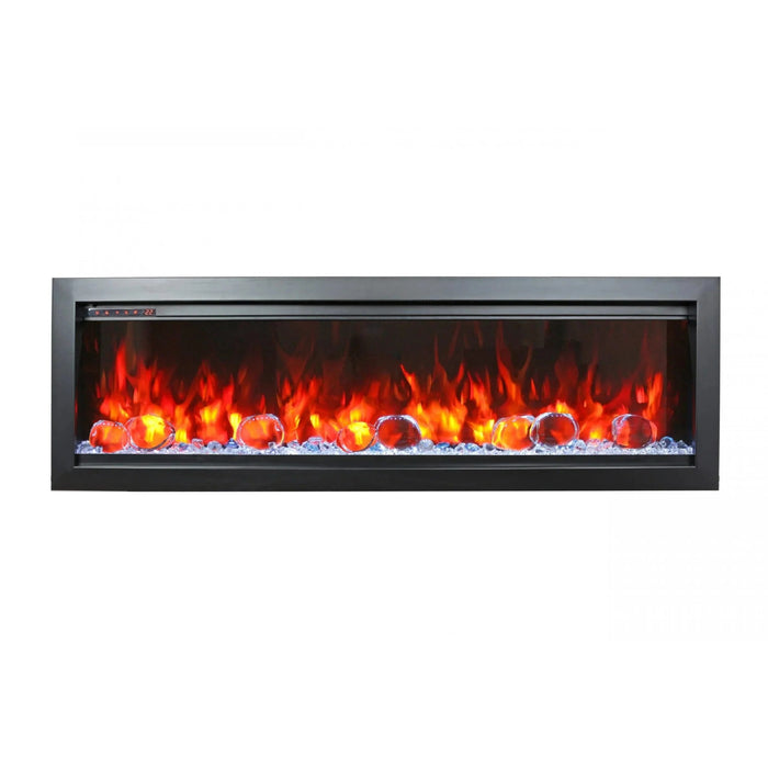 Amantii - Symmetry Bespoke Smart Indoor / Outdoor Built In Electric Fireplace