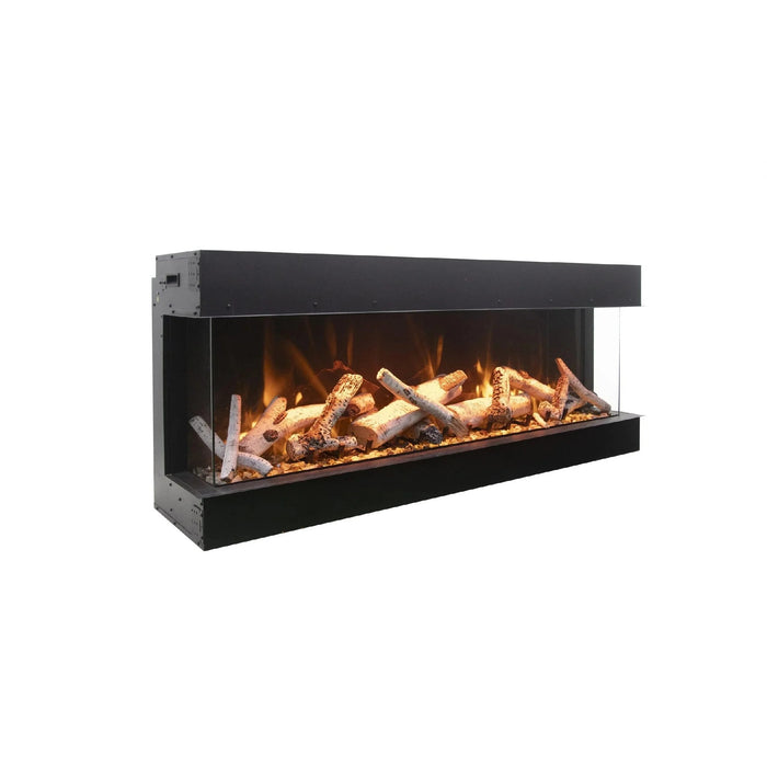 Amantii - Tru View XL Deep Smart Indoor / Outdoor 3 Sided Built-in Electric Fireplace