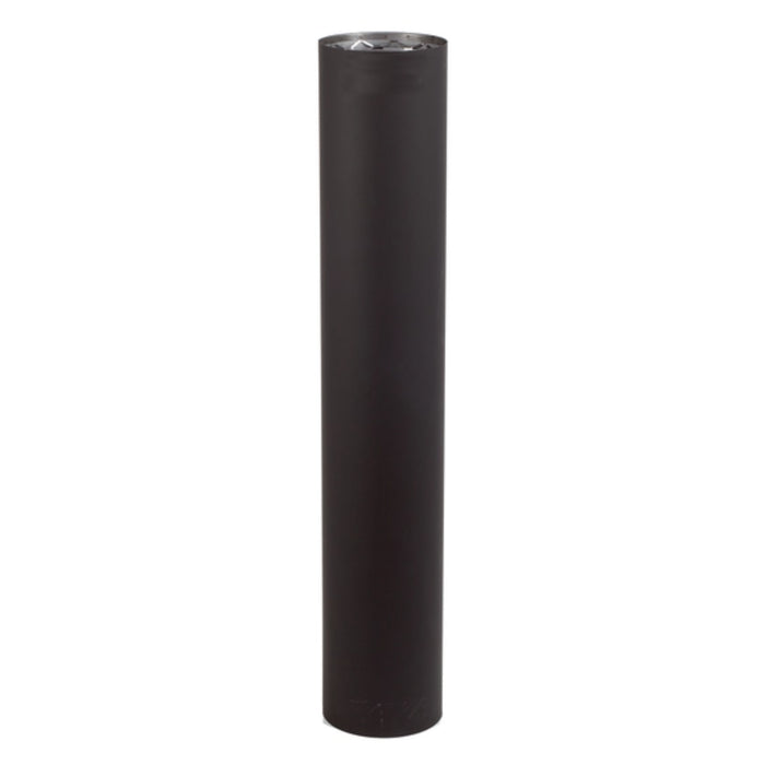 Drolet - 6" X 12"L Vortex Double Wall Black Pipe