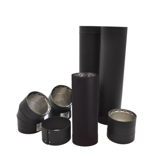 Drolet - 6" To-the-Wall Double Wall Stove Pipe Kit