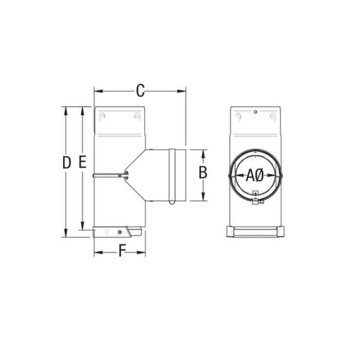 Drolet - 3" Pellet Tee with Cap (Unpainted)